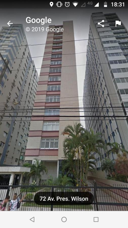 Apartamento Frente Ao Mar Em Santos Exteriör bild